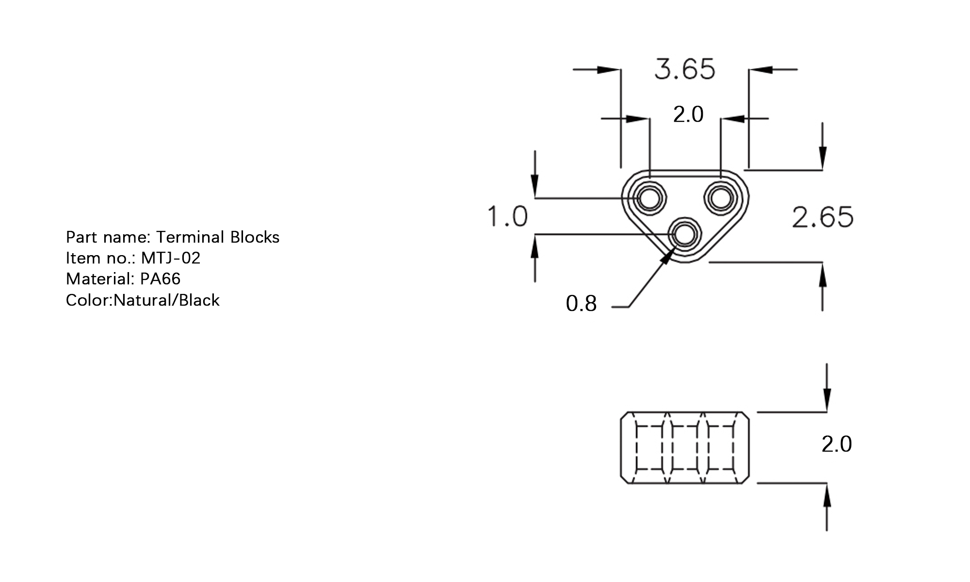 Terminal Blocks MTJ-02